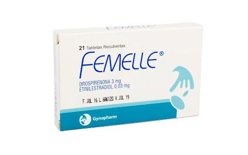 Femelle 3/0.03mg Tab. Caja X21Tab. GYN Drospirenona Etinilestradiol