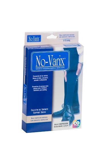 Medias No Varix Baja Compresión Caballero Negro S Par X1Und.