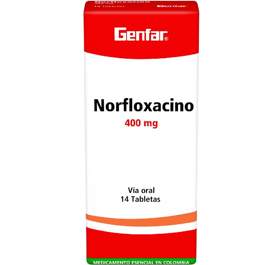 Norfloxacino 400Mg Grnfar Caja x 14Tab