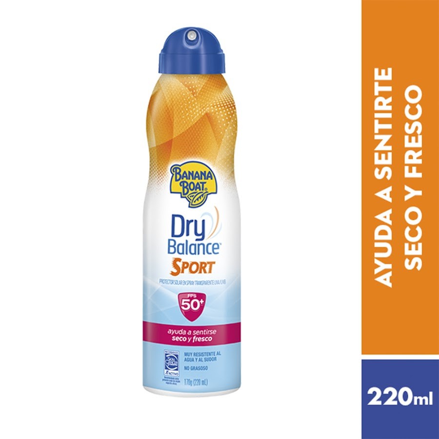 Protector Solar Banana Boat Srpay Dry Balance Sport Spf50+ x170ml