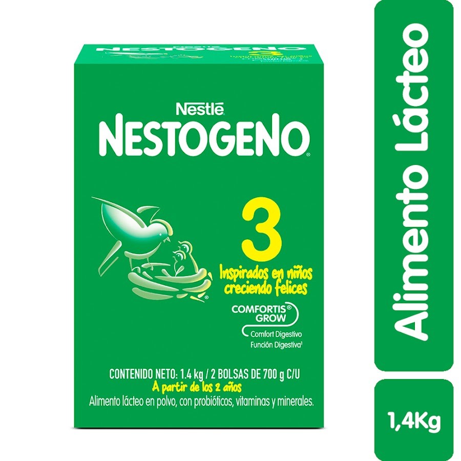 Alimento Lácteo Nestogeno 3 L Comfortis Lata x1.4kg