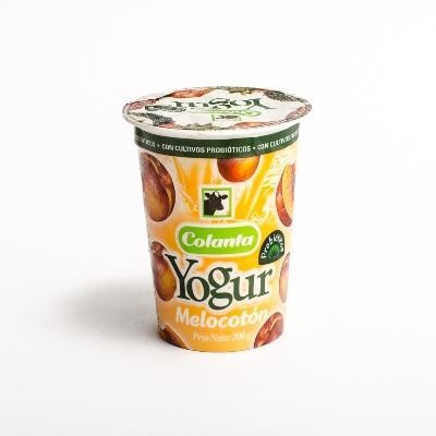 Yogurt Colanta Entero Salsa De Melocotón X200G.