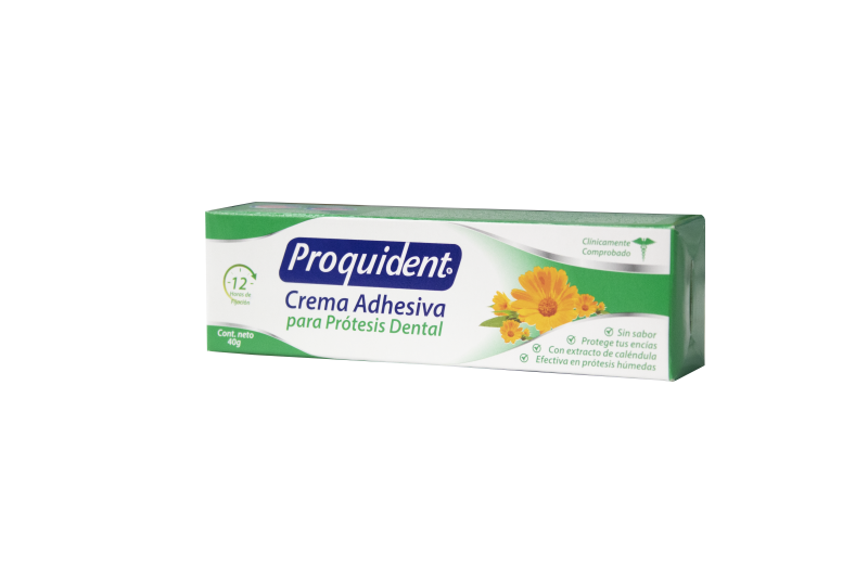 Crema Adhesiva Proquident Para Prótesis Sin Sabor x40g