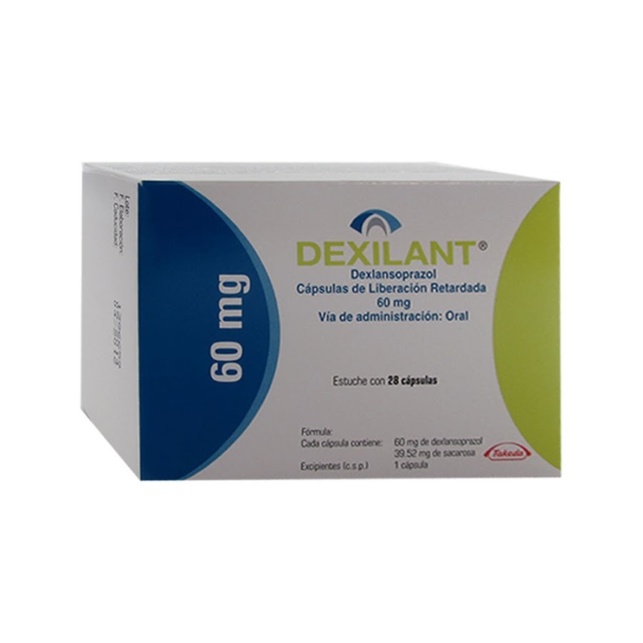 Dexilant 60Mg Cápsulas Frasco X28Cap. Takeda Dexlansoprazol