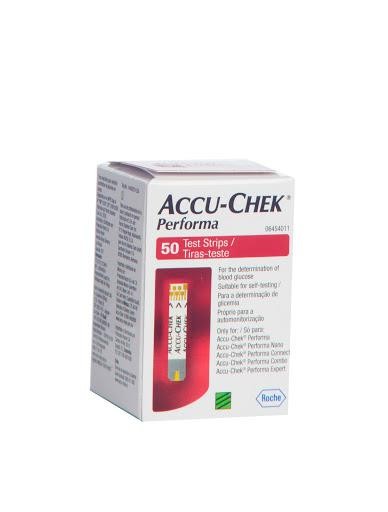 Tiras Accu-Chek Performa Tiras Reactivas X50Und.