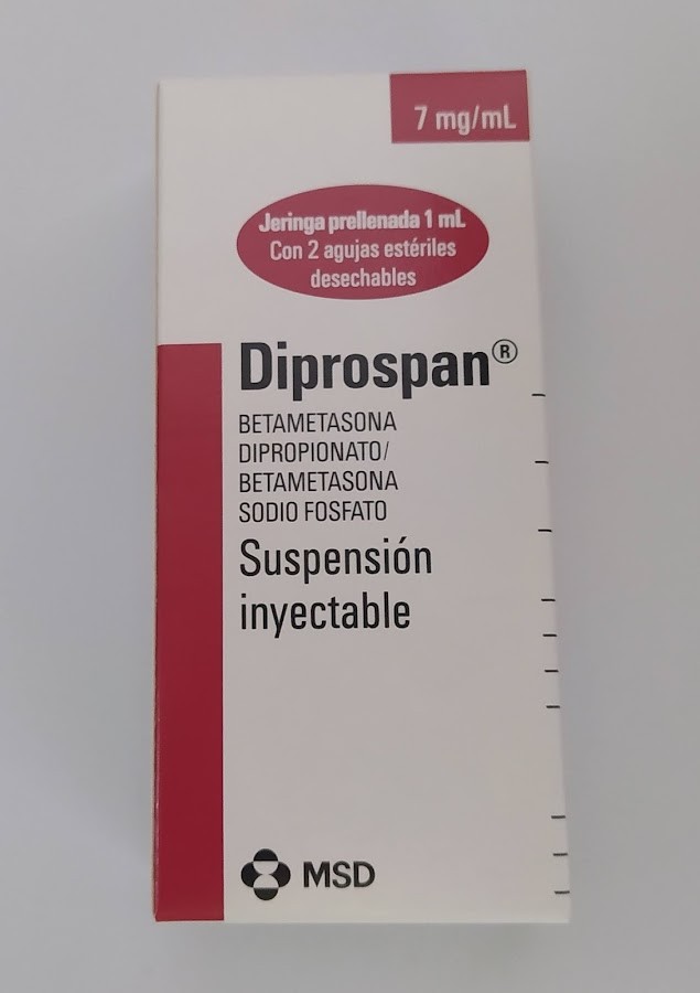 DIPROSPAN INYECTABLE JERINGA PRELLENADA  X 1ML MSD BETAMETASONA