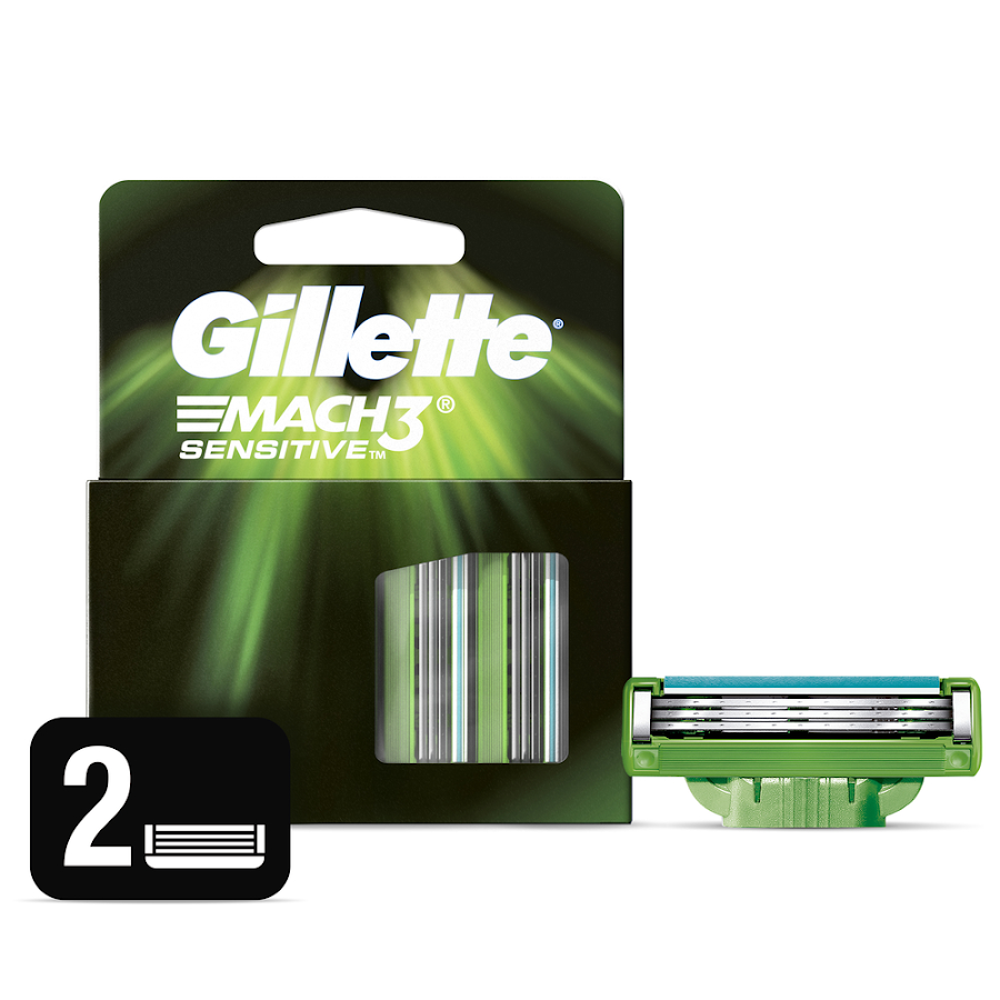 Repuesto GILETTE Mach3 Sensitive x2Und