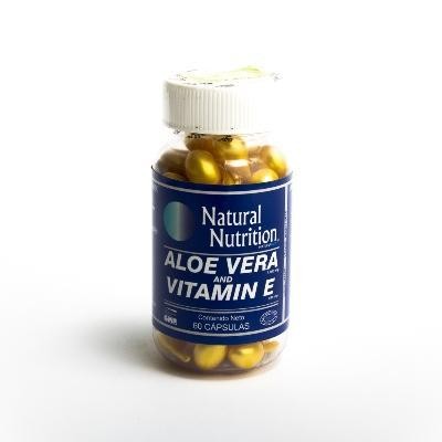 Aloe Vera Vitamina E Natural Nutrition 100Ui Cápsulas Frasco X60Cap.