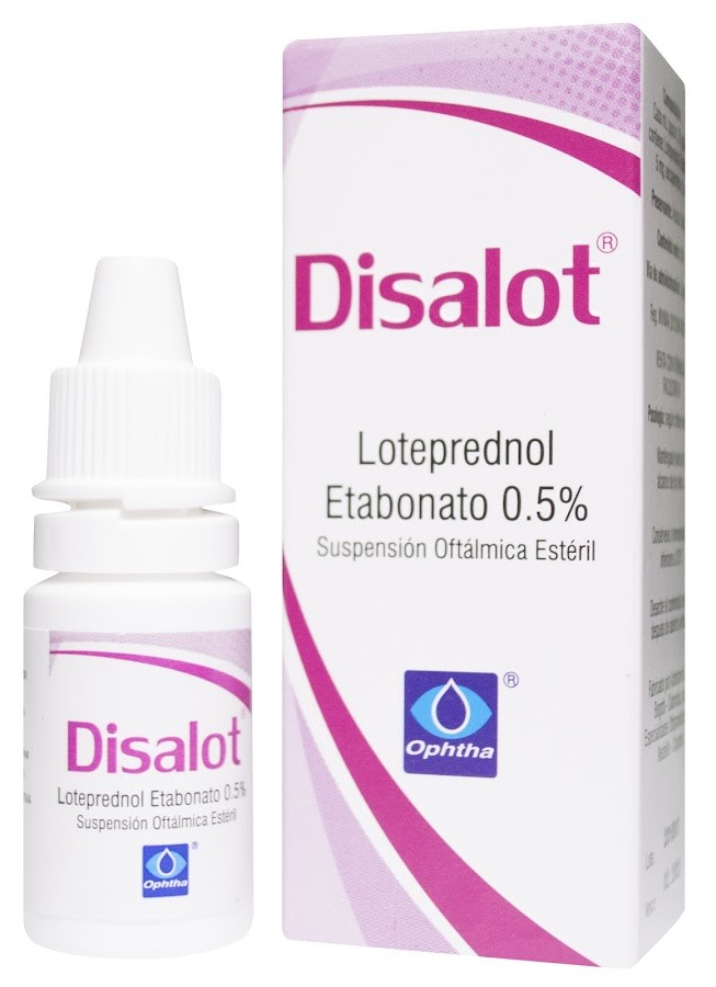 Disalot 0.5% Sus. Oftálmica Fco. x5Ml Ophtha Loteprednol Etabonato