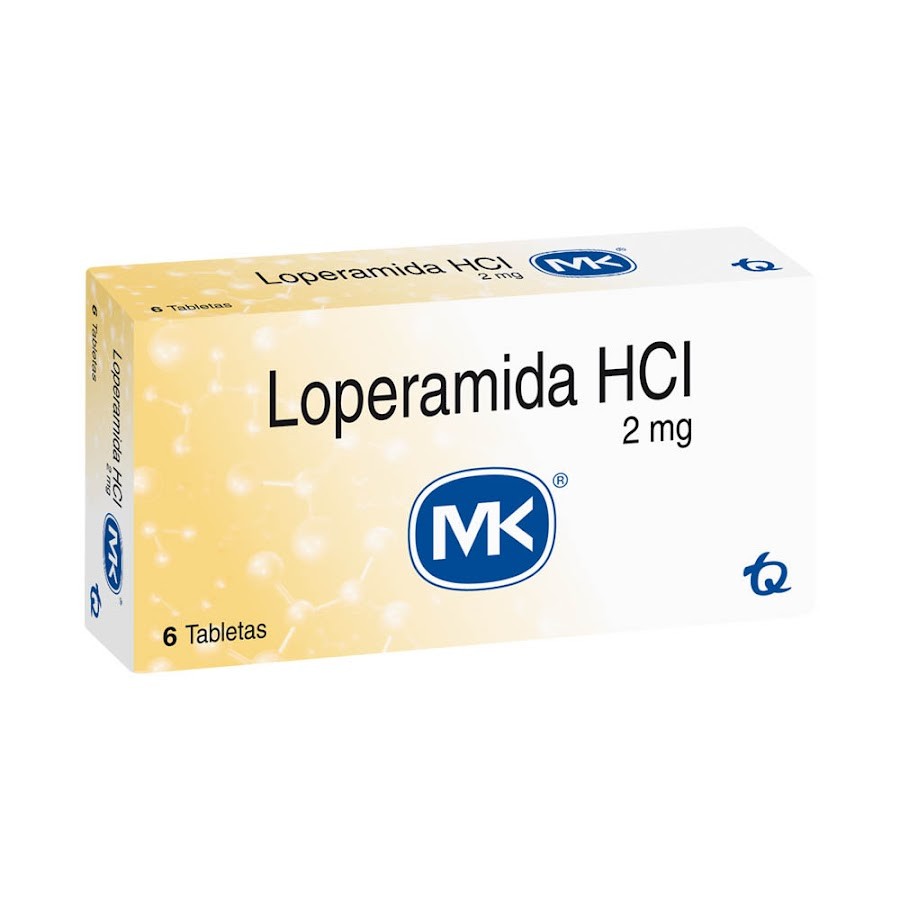 Loperamida MK 2mg Tableta Caja x6Tab.