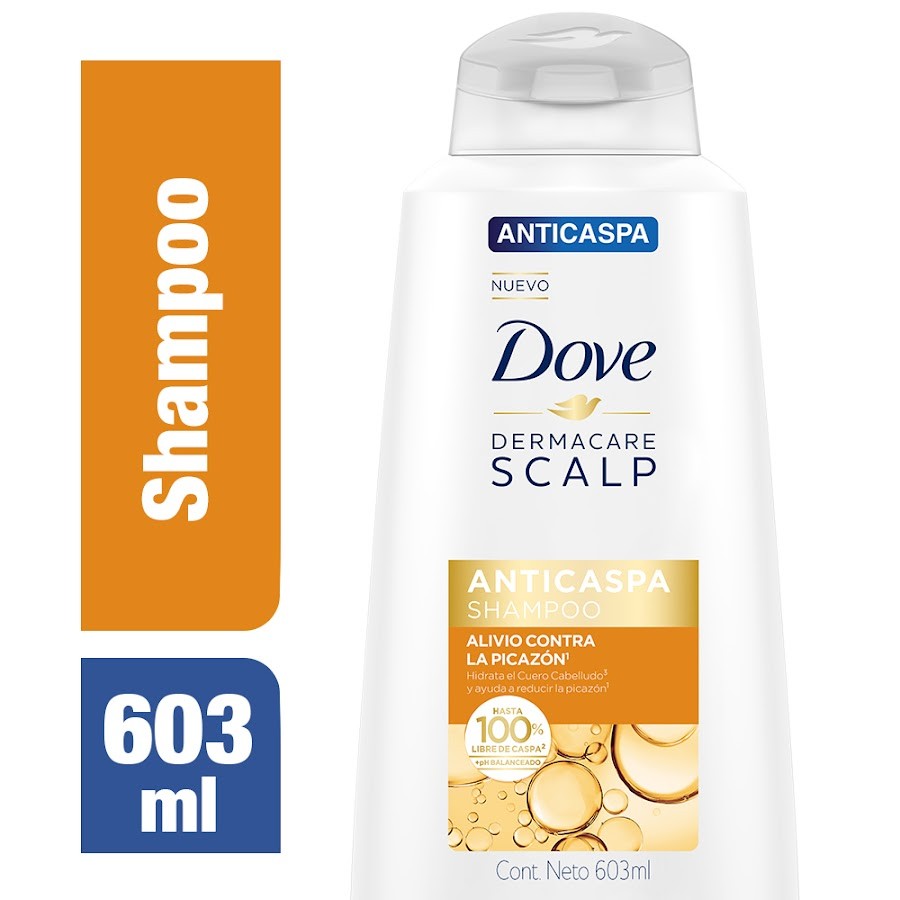 Shampoo Dove Anticaspa Dermacare Scalp Alivio Contra la Picazón x 603Ml