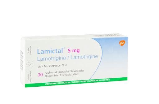 Lamictal 5Mg Tabletas Caja x30Tab. GSK Lamotrigina