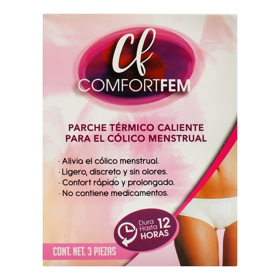 Comfortfem Parche Termico Para Colico Menstrual x 3Und