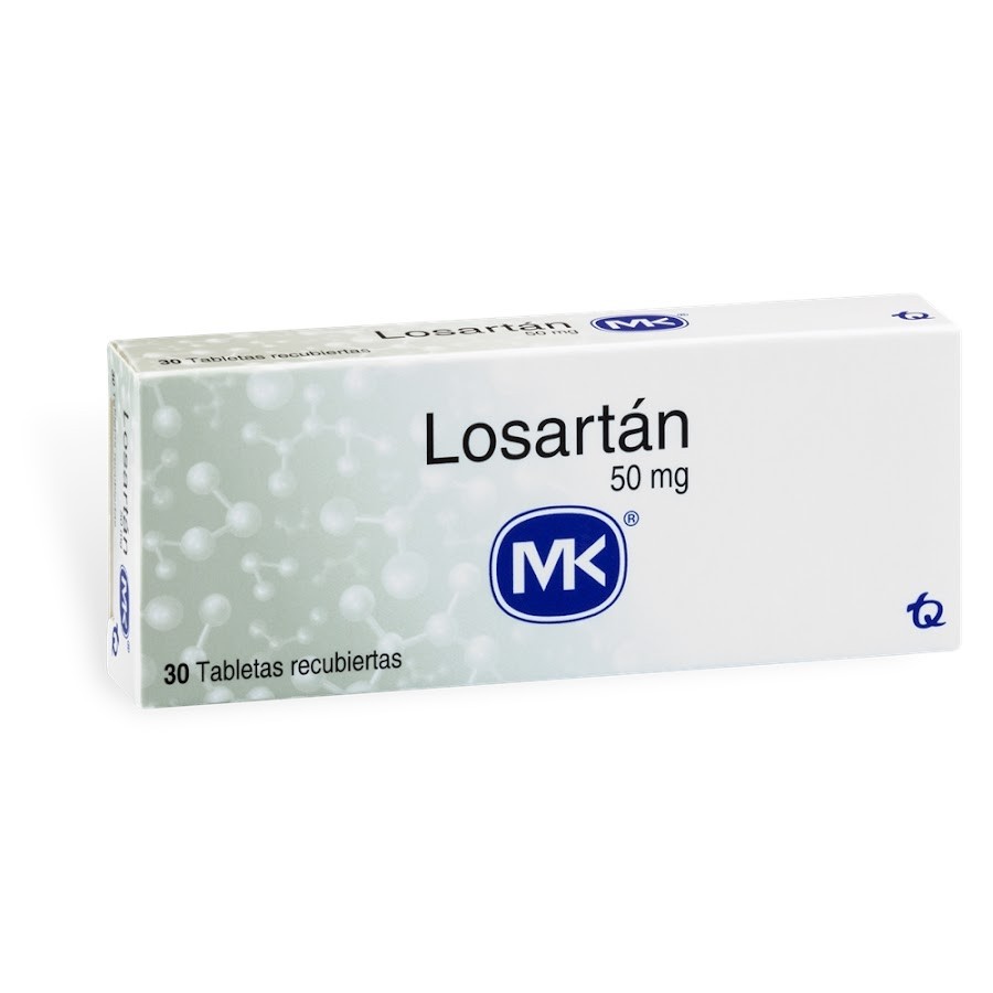 Losartan MK 50Mg Caja X 30 Tabletas