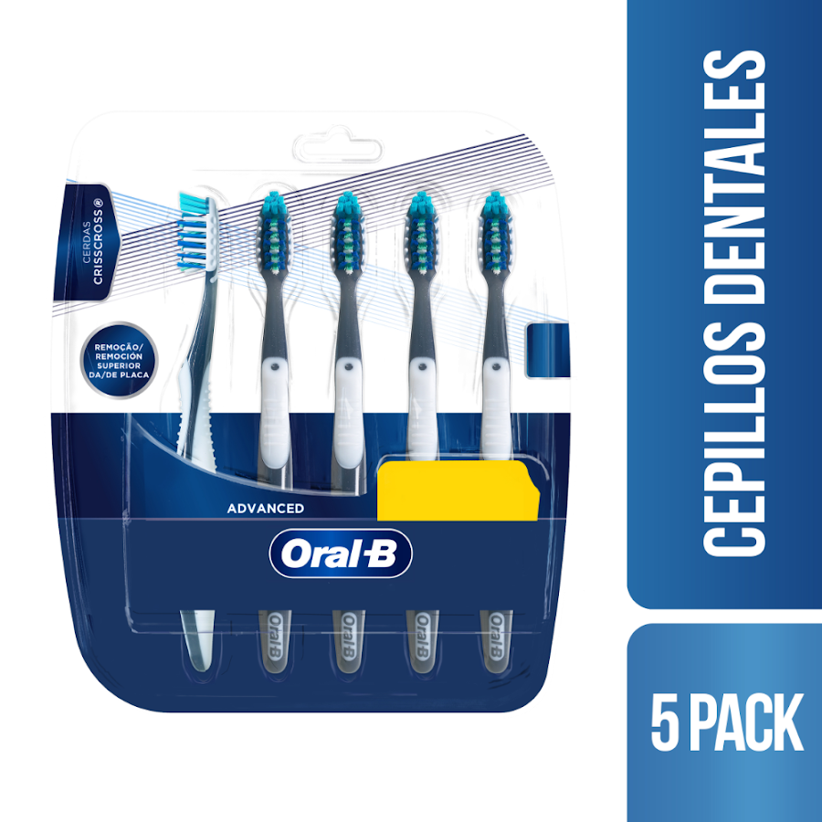 CEPILLO DENTAL ORAL-B 7 BENEFICIOS PRO-SALUD PACK X5UND