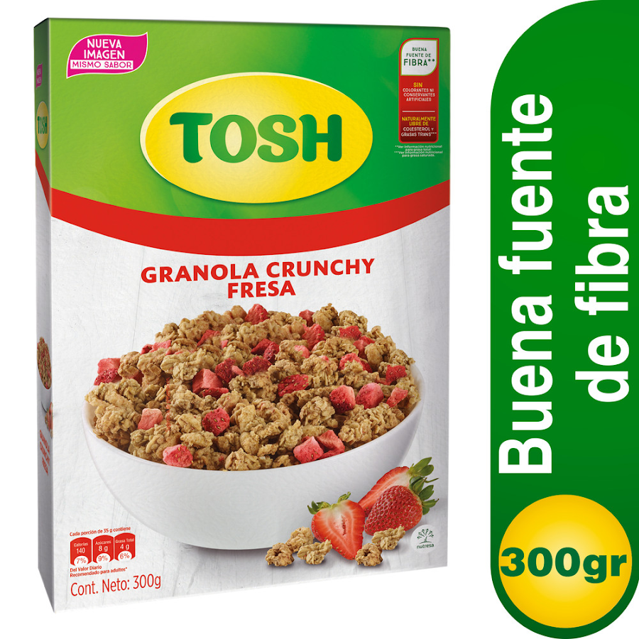 Granola TOSH Fresas x300g