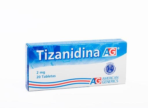 Tizanidina AG 2mg Tableta Caja x20Tab.