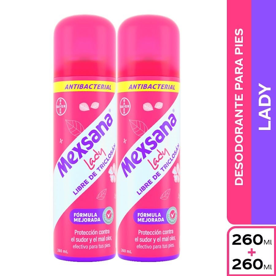 OFT Antitranspirante Mexsana Lady Spray NF Precio Especial x 2 Unidades