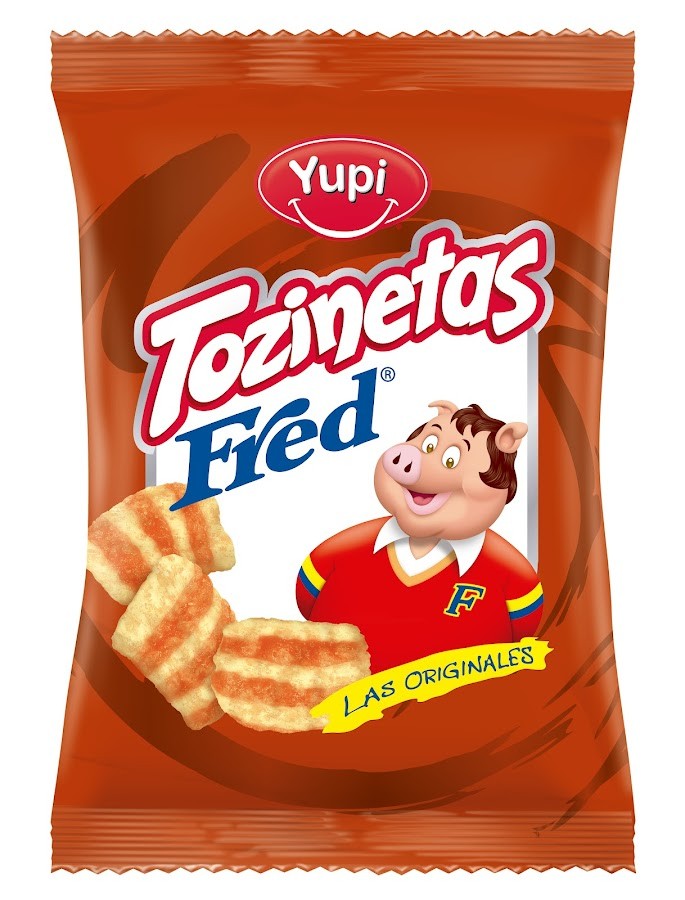 Pasabocas Yupi Tocinetas Fred Las Crocantes Paquete X40G.