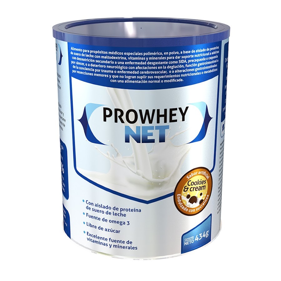 Prowhey Net Sabor Cookies & Cream x 434 gramos Boydorr