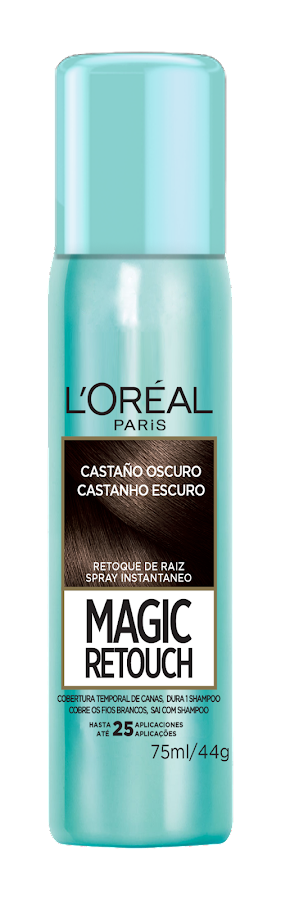 MAGIC RETOUCH CASTAÑO SPRAY X 75 ML