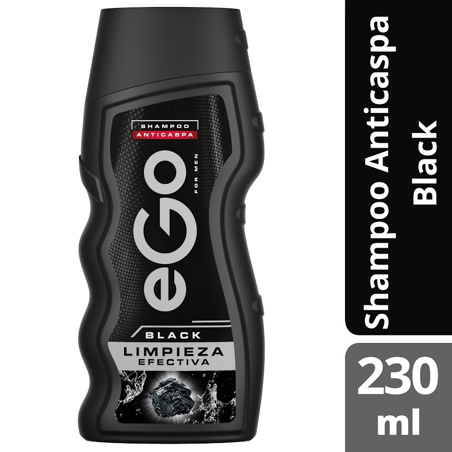 Shampoo Anticaspa EGO Black Limpieza Efectiva  x 230ml
