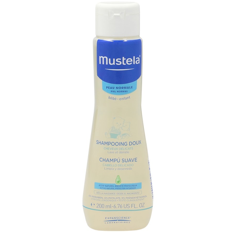 Shampoo Mustela Bebé Manzanilla Hipo Alergénico X200Ml.