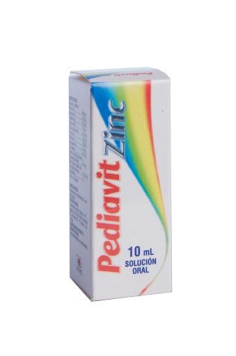 Pediavit Zinc Solución Oral Frasco x10Ml. Procaps Vitaminas Minerales