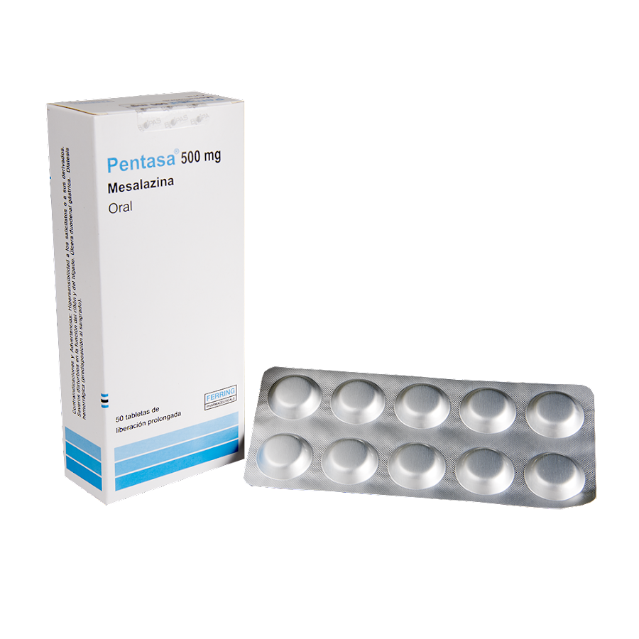 Pentasa 500Mg Mesalazina Caja x 50Tab