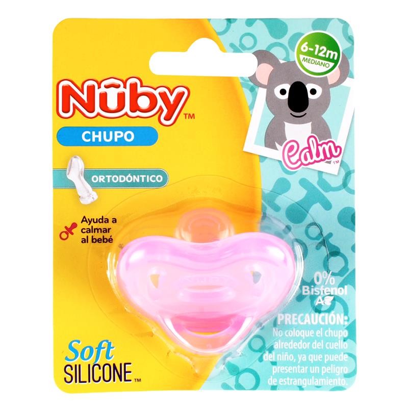 Chupo Nuby Corazon Seis Doce x 1und