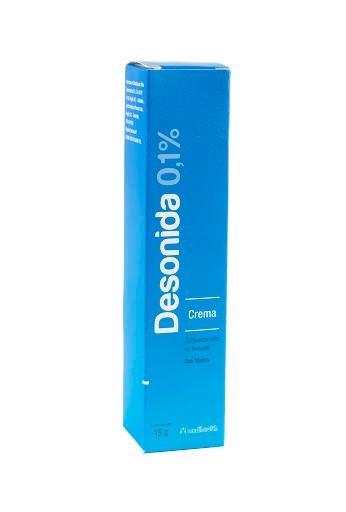 Desonida 0.1% Crema Tubo x15g. MEDIHEALTH Corticosteroide no Fluroato