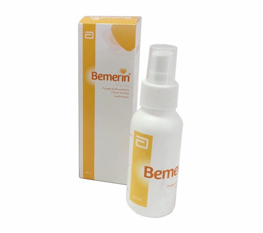Bemerin Abbott Furoato  de Mometasona 0.1Gr, Acido salicilico 1,5Gr Spray x 60Ml