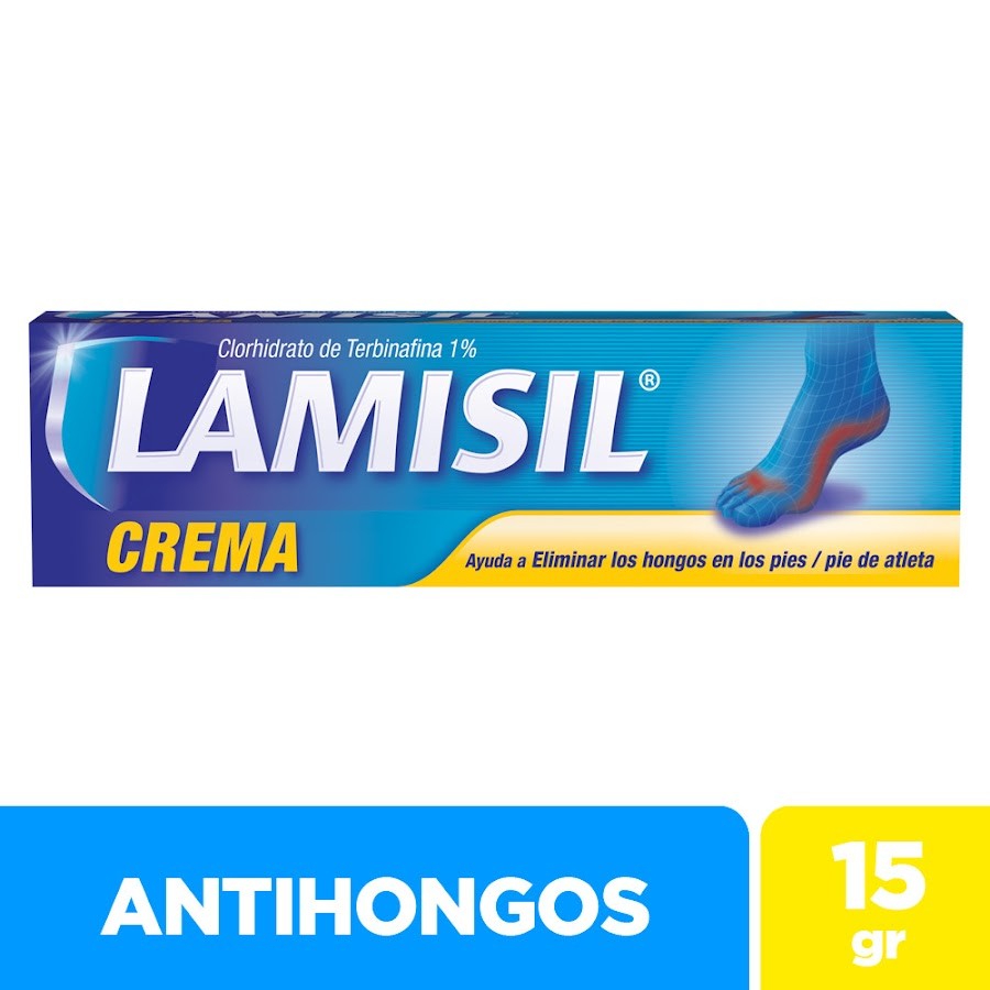 Lamisil 1% Crema Tubo x15G. Novartis Clorhidrato de Terbinafina