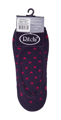 BALETA RITCHI CORAZON NEGRO TALLA  UNICA X 1UND.