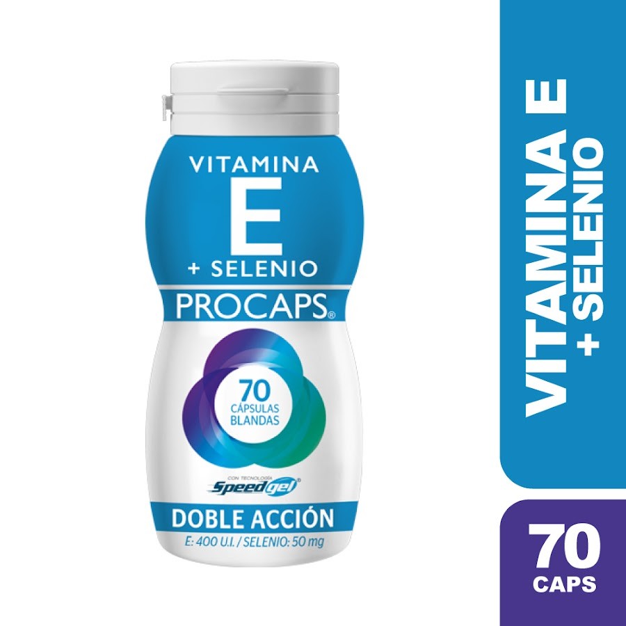 Vitamina E + Selenio Frasco X 70 Capsulas Procaps
