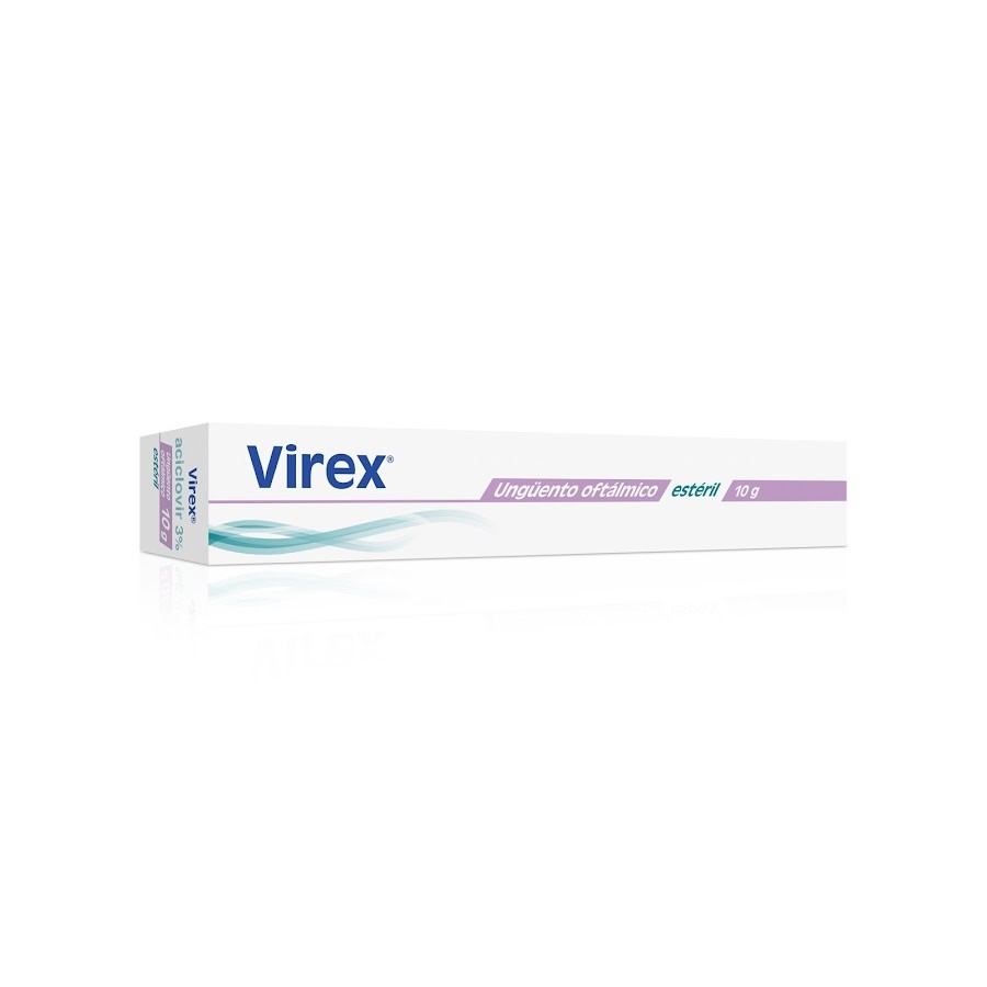 VIREX 3% UNGÜENTO OFTALMICO TUBO X10G. ACICLOVIR