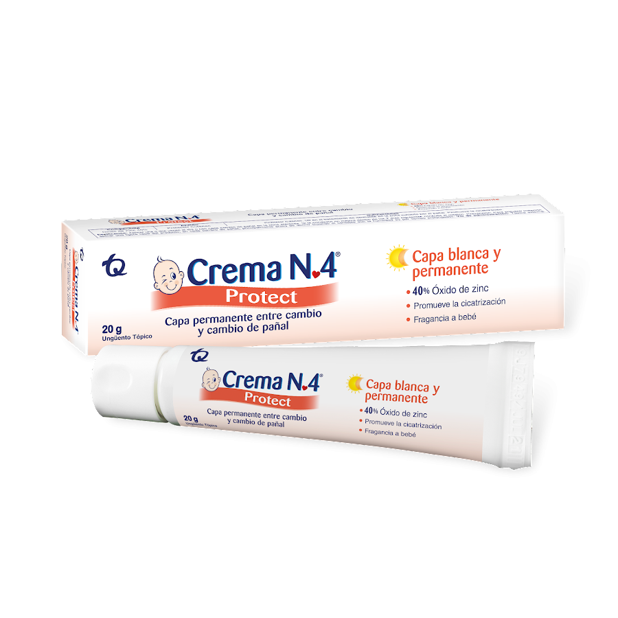 Crema N4 Protect Anti pañalitis Tubo x20G