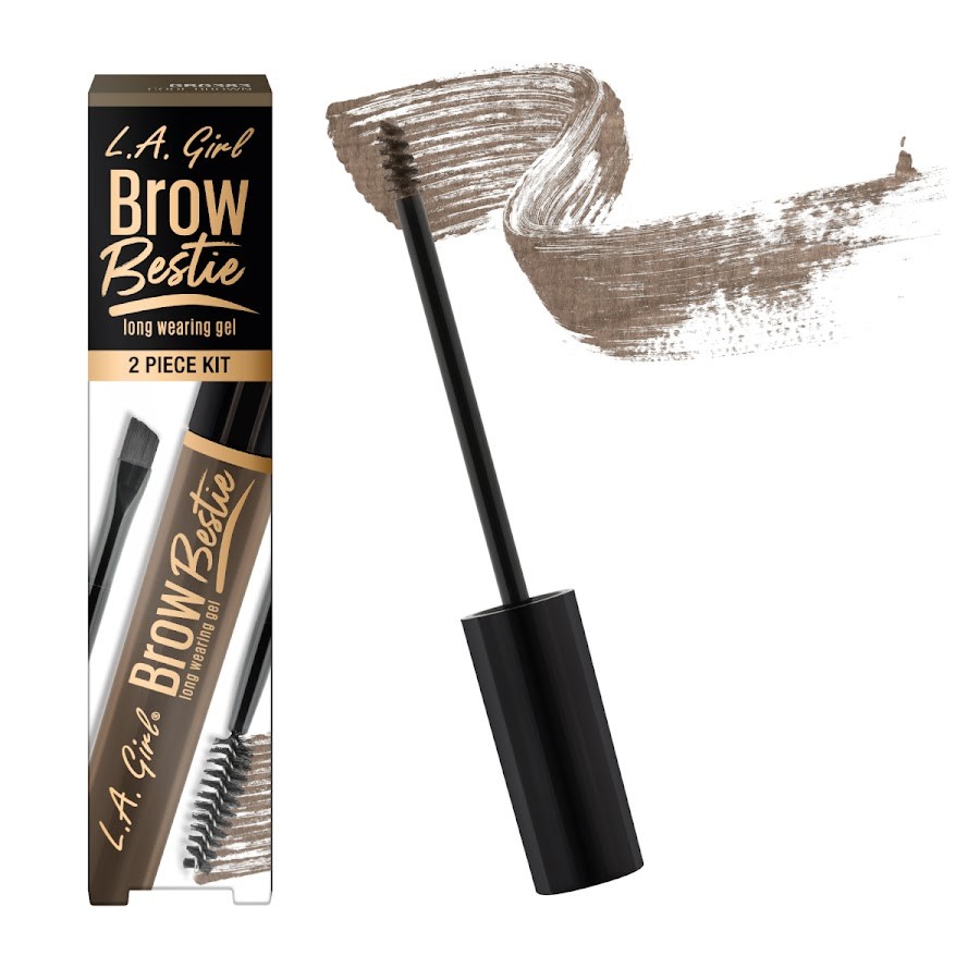 Kit En Gel Para Cejas Brow Bestie Cool Brown La Girl x 1und