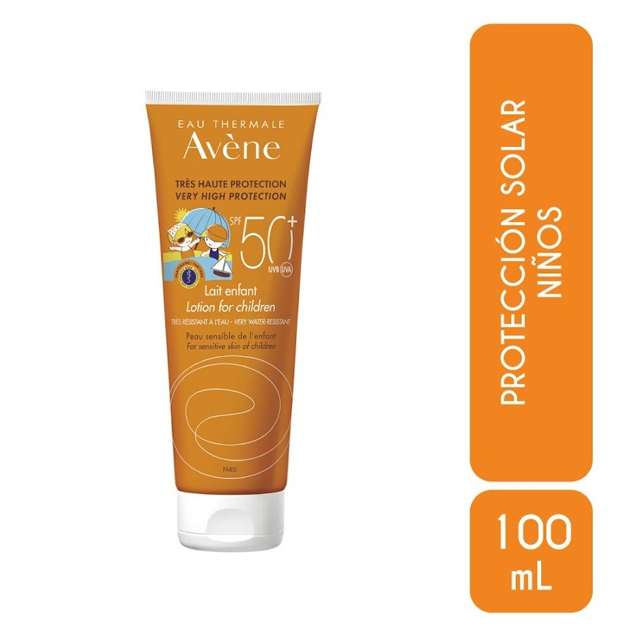 PROTECTOR SOLAR AVÈNE LAIT ENFANT TRÈS HAUTE SPF50+ UVA WP KIDS X100ML