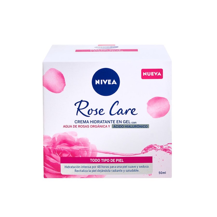 Gel Crema Nivea Agua de  Rosas Hidratante x 50Ml