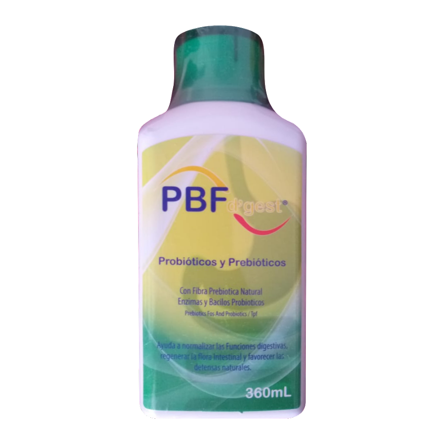 Probióticos - Fibra Prebiótica Natural - Enzimas digestivas Frasco x 360 ml
