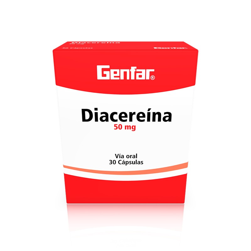 Diacereina 50Mg Genfar Caja x 30Cap