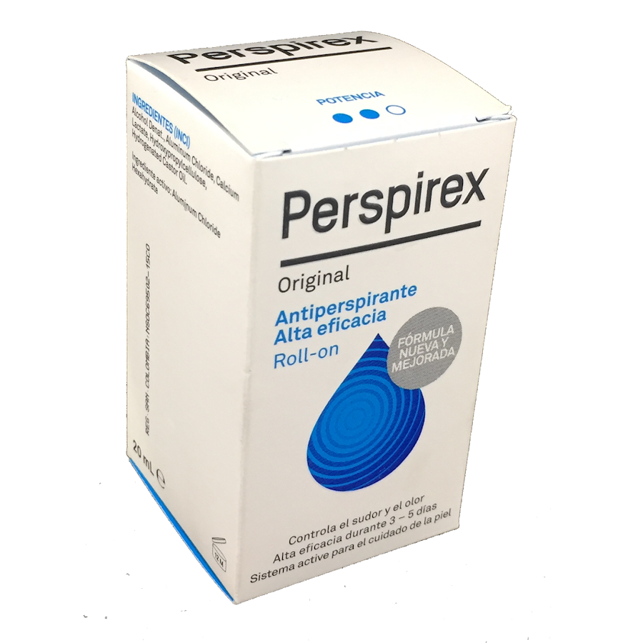 Antitrasnpirante Perspirex Original Medihealh Frasco Roll On x 20 Ml