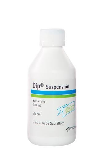 Dip Suspensión 1G/5Ml. Sus. Oral Frasco x200Ml. Merck Sucralfato