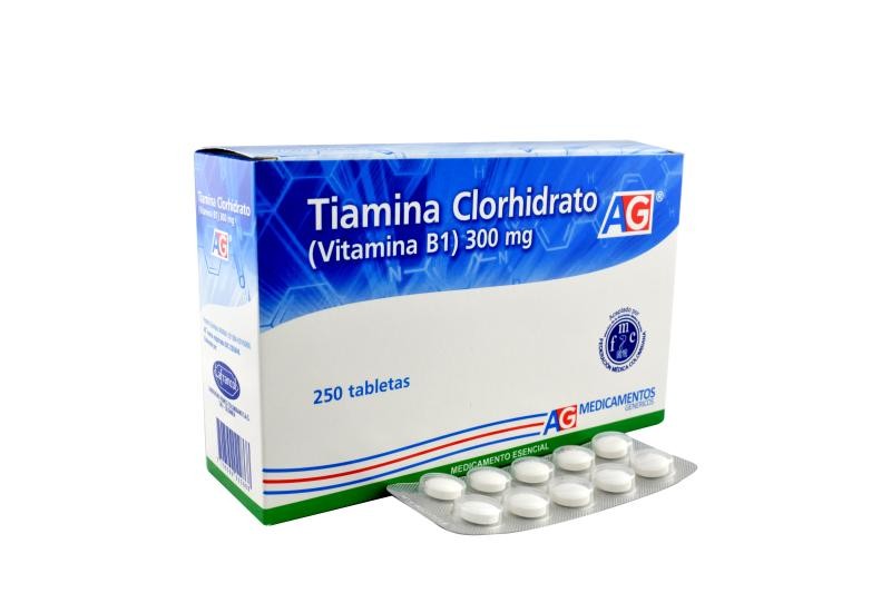 Solo Online Tiamina 300 Mg Tab/Comp x 250 Und