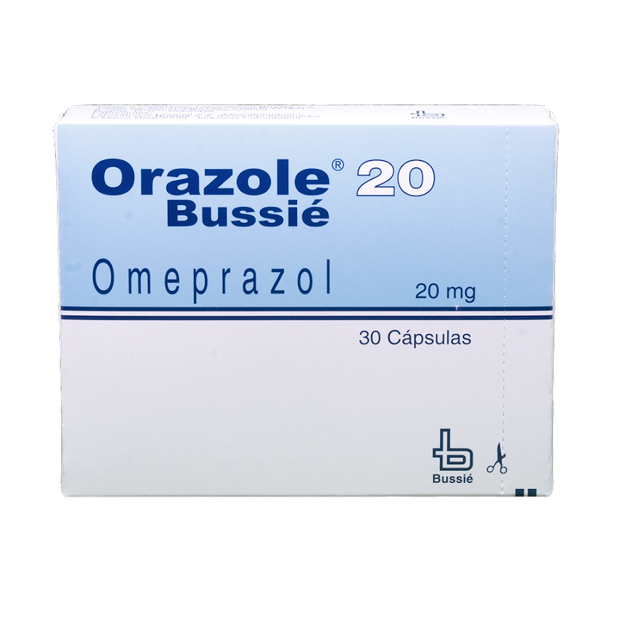Orazole 20Mg Cápsulas Caja X30Cap. Bussié Omeprazol