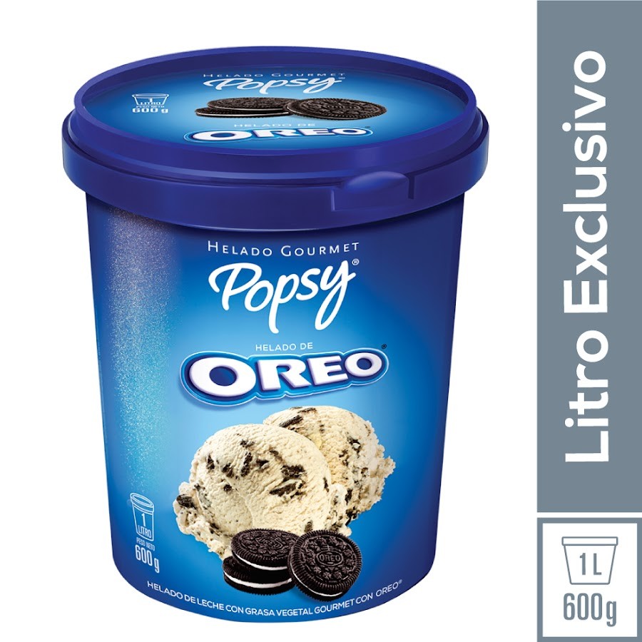 Helado POPSY Oreo x1L.