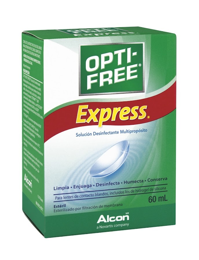 Solución Para Lentes Opti-Free Express Frasco X60Ml.