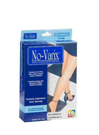 Medias No Varix Pantimedia Baja Compresión Black M X1Und.