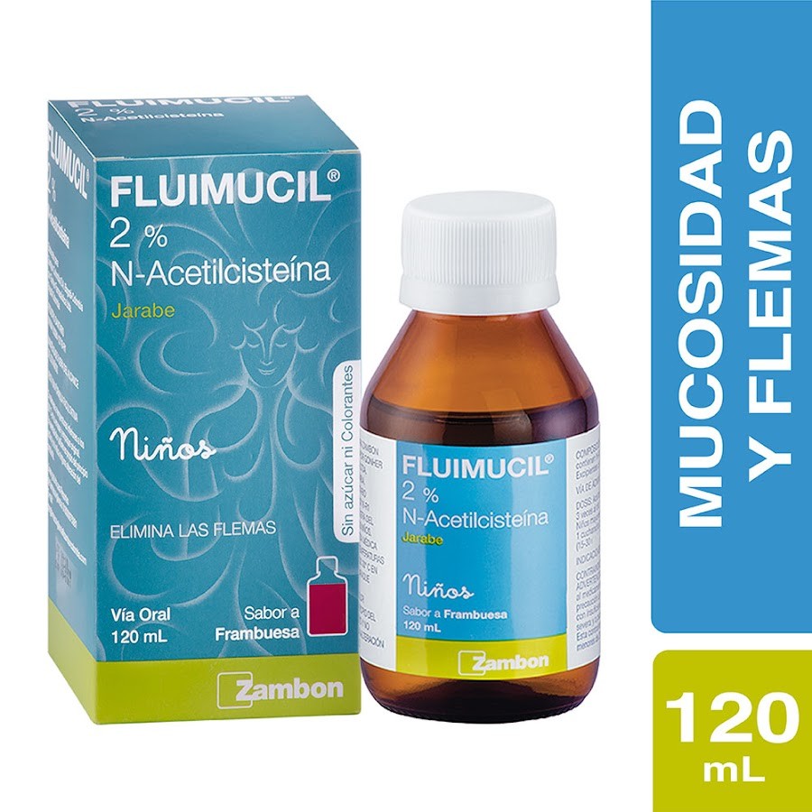FLUIMUCIL JARABE 2% FRASCO X 120 ml